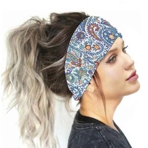 Paisley Headband Face Mask